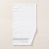 M. & Mme (Serviette à main)