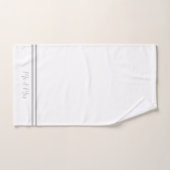 M. & Mme (Serviette à main)