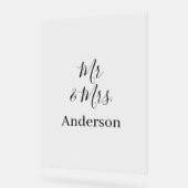 M. & Mme ajouter nom de famille date année mariage (Angle)