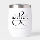 M. Mme Black White Wedding Favor (Avant)
