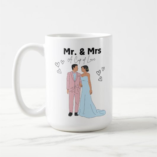 M. & Mme café Mug (Gauche)