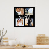 M. & Mme Carré 4 Photo Collage Poster (Cuisine)