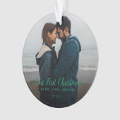 M. Mme Christmas Premier Marié Double Photo (devant)