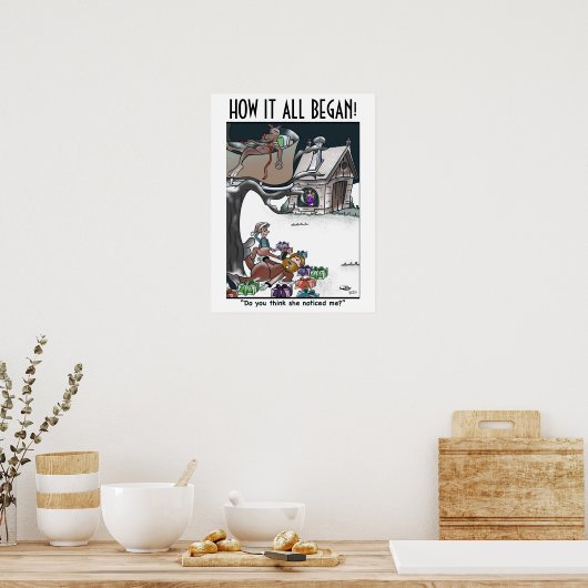 M. & Mme Claus Comment tout a commencé Poster (Cuisine)