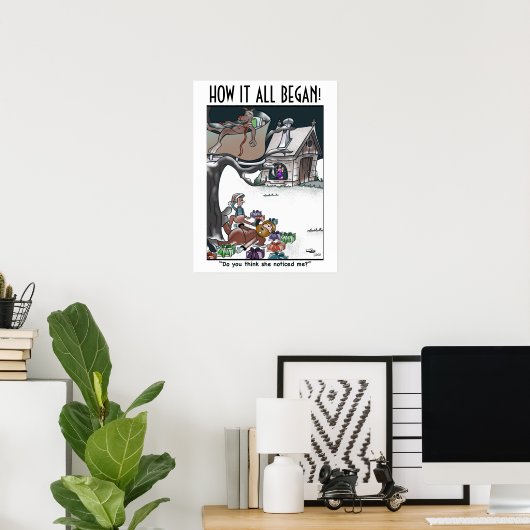 M. & Mme Claus Comment tout a commencé Poster (Bureau à domicile)