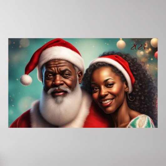 M. & Mme Claus Poster du mur (Devant)