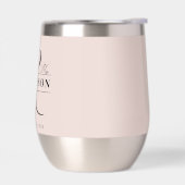 M. Mme Dusty Pink Wedding Favor (Gauche)