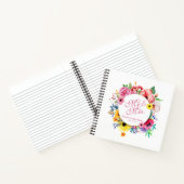 M. & Mme Elegant Floral Mariage | Livre d'or (Intérieur)