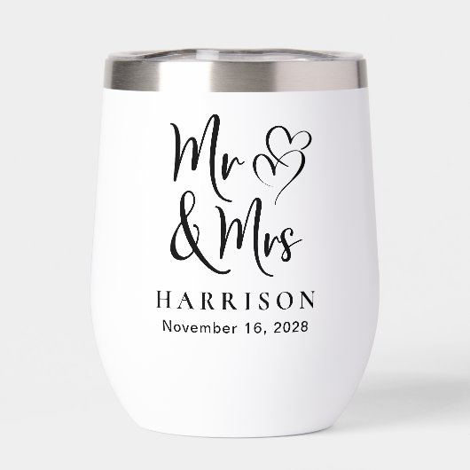 M. Mme Hearts Mariage (Arrière)