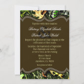 M. & Mme Hunting Camo Invitations Brown au mariage (Dos)