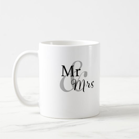 M. & Mme Mariage Mug (Gauche)
