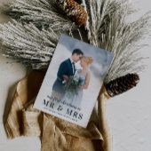 M. & Mme | Noël mariage faire-part