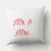 M. & Mme Oreiller Décoratif - Chambre Couple (Verso)