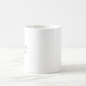 M. & Mme Personnalisée Minimaliste Gris Café Mug (Centre)