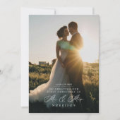 M. & Mme Premier Carte photo de Noël (Devant)