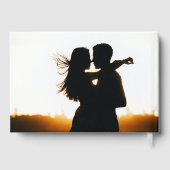 M. Mme Simple Silver Foil Mariage de script blanc (Verso)