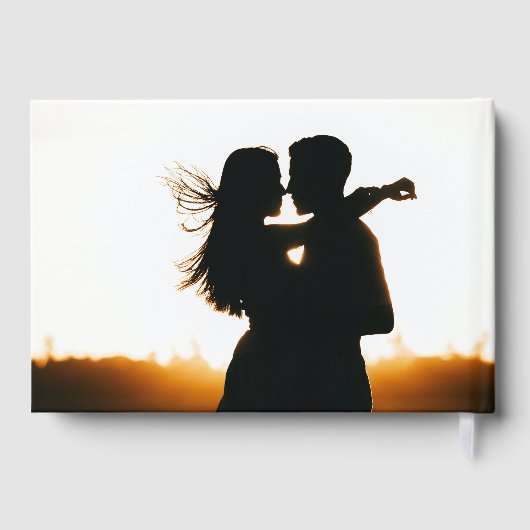 M. Mme Simple Silver Foil Mariage de script blanc (Verso)