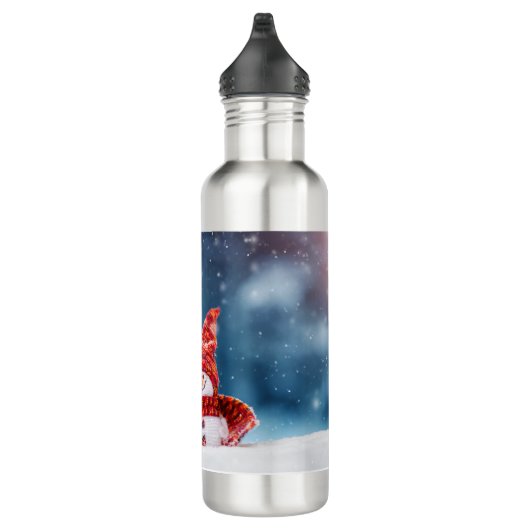 M. & Mme Snowman Bouteille en acier inoxydable (Droite)