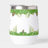 M. & Mme Tropical Feuille Script Mariage Cadeau (Droite)