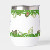 M. & Mme Tropical Feuille Script Mariage Cadeau (Gauche)