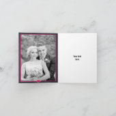 M. & Mme Typographie moderne mariage Merci (Intérieur)