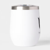 M. Modern Black Script Mariage personnalisé (Avant)