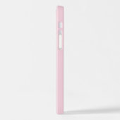 M Monogram Aangepast roze iPhone Hoesje (Linkerkant)