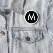 M Monogram Badge Button (In situ)