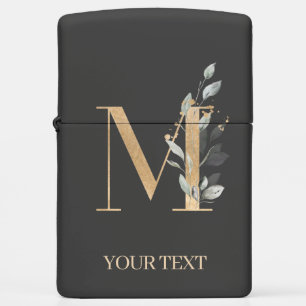 M Monogram Floral Aangepast