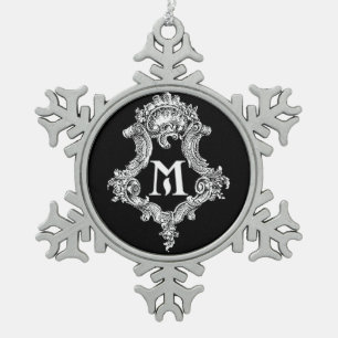 M Monogram Initiaal Ornament