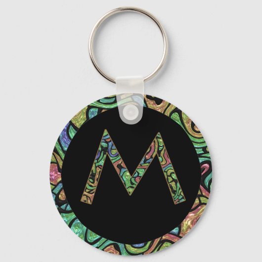 M Monogram Sleutelhanger (Voorkant)
