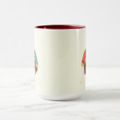 M. & MRS. BOIRE Tall Maroon Combo Mug (Centre)