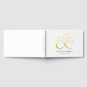 M. Mrs. Photo White Elegant Moderne Mariage Gold (Complet)