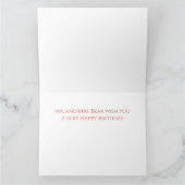 M. & MRS. PORTEZ la grande carte d'anniversaire (Intérieur)