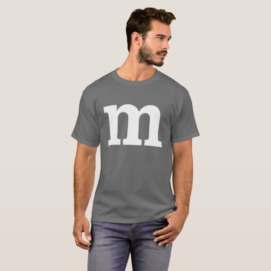 M&M's Snoep Halloweenkostuum T-shirt (Voorkant volledig)
