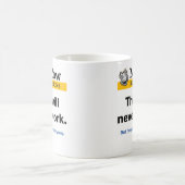 M. Mug Cow. Ça ne marchera jamais. Mais... (Centre)