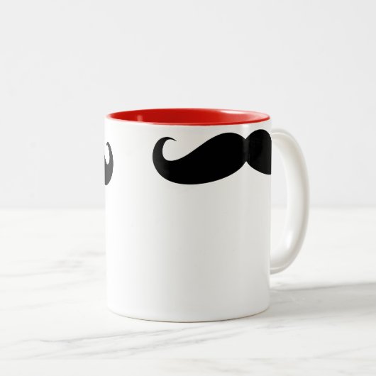 M. Mustache Mariage Café Beverage Mug (Devant droit)