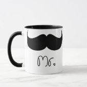M. Mustache Mug (Gauche)