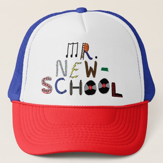 M. New-School Casquette de police (Devant)