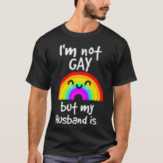 M niet Gay maar mijn man is trots T-shirt
