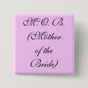 M.O.B. Knoop Vierkante Button 5,1 Cm