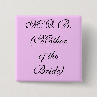 M.O.B. Knoop Vierkante Button 5,1 Cm