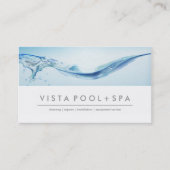 M O O O O O O N | CARTE DE VISITE | Vagues d'eau (Devant)