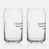 M+O trouwdag Blikvorm Glas (Links)