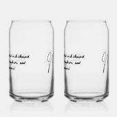 M+O trouwdag Blikvorm Glas (Rechts)