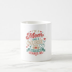 M Oma En Verpleegster Retro Oma Cadeau Moederdag Koffiemok