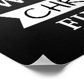 M. ONEderful 1st Birthday Affiche de bienvenue (Coin)