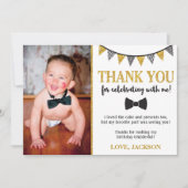 M. ONEderful Birthday Carte de remerciements avec (Devant)