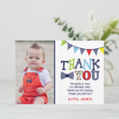 M. ONEderful Birthday Carte de remerciements avec  (Debout devant)