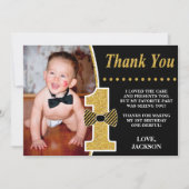 M. ONEderful Birthday Carte de remerciements avec  (Devant)